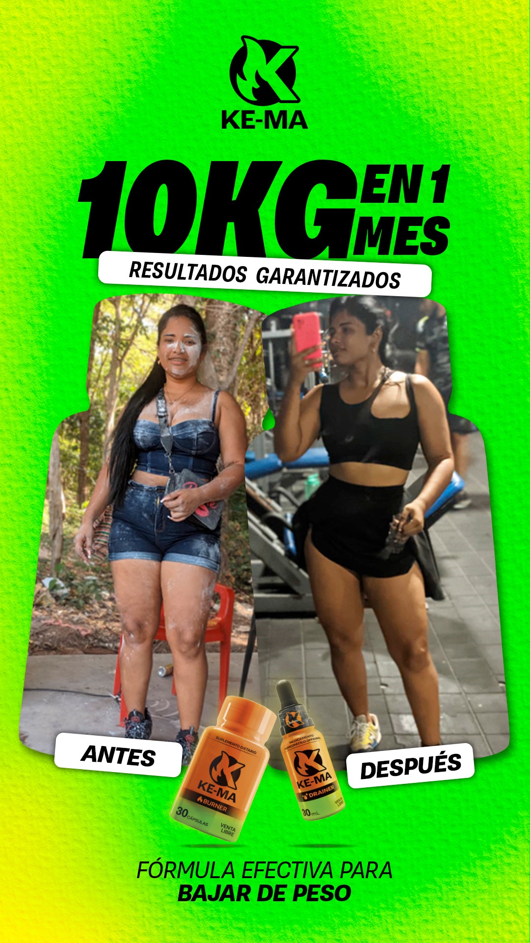 Ke-Ma Pro™ I Quemador de Grasa Natural