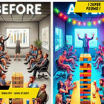 JengaFest™ I Juego de Shots para Fiestas