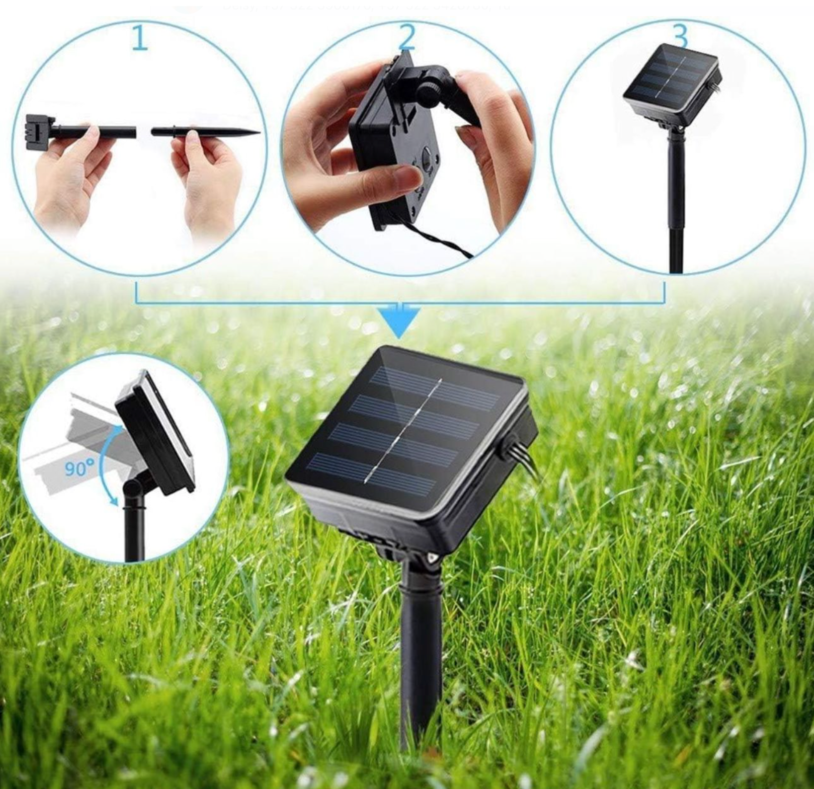 AutoLight™ I Luz Solar Funcional 12 Metros Automática